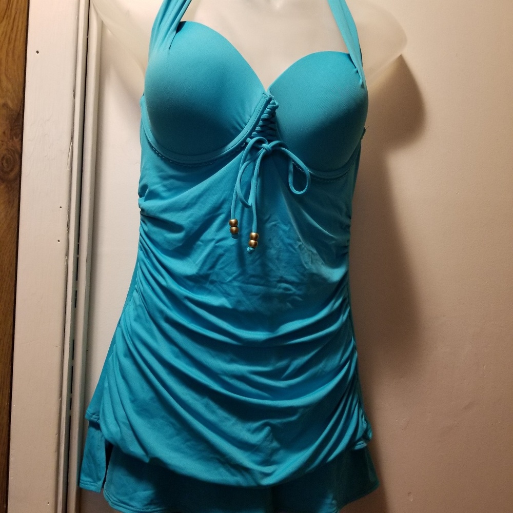 Two piece Ladies Tankini swimsuit